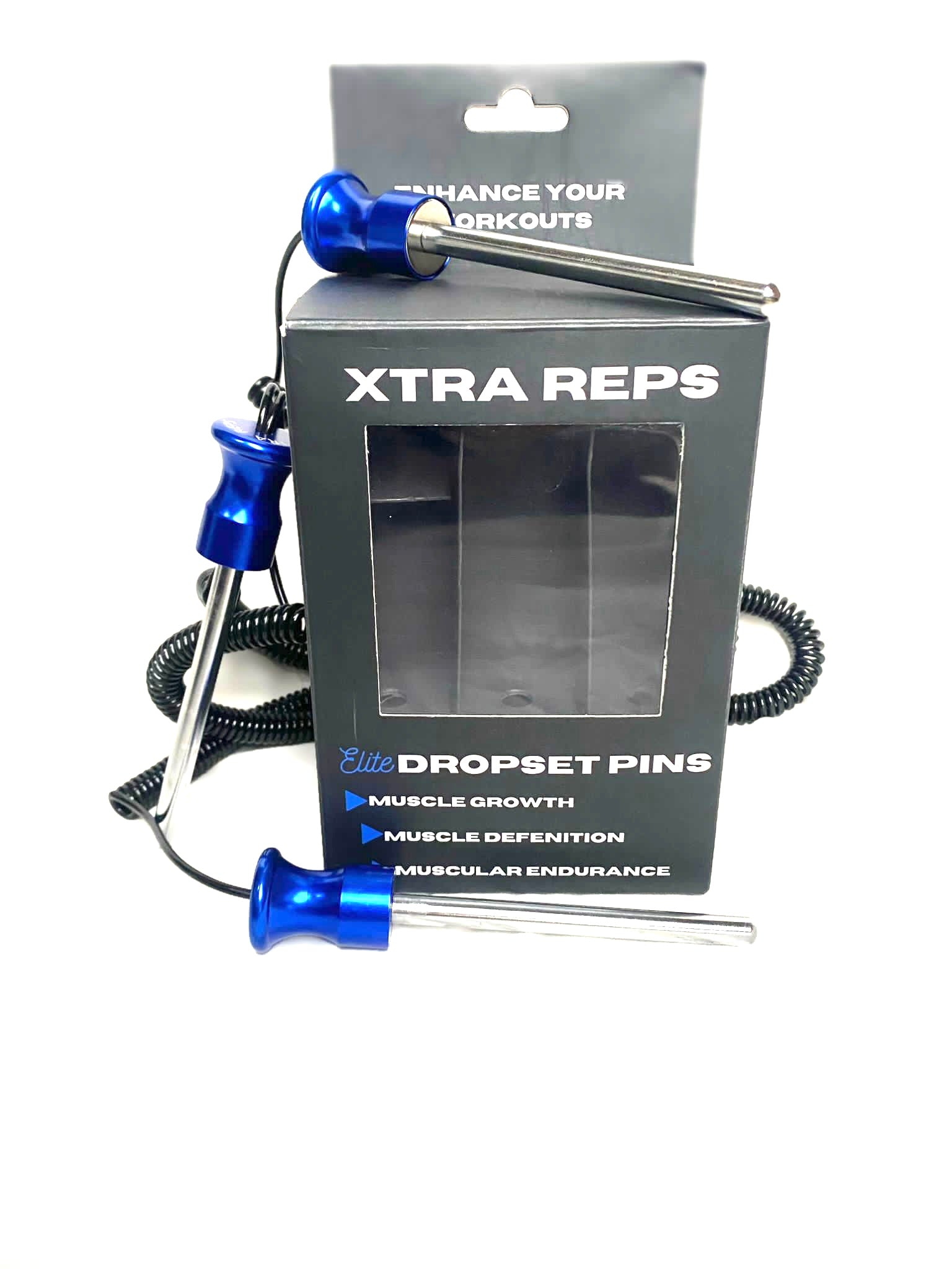 Blue Elite Dropset Pins – Xtra Reps